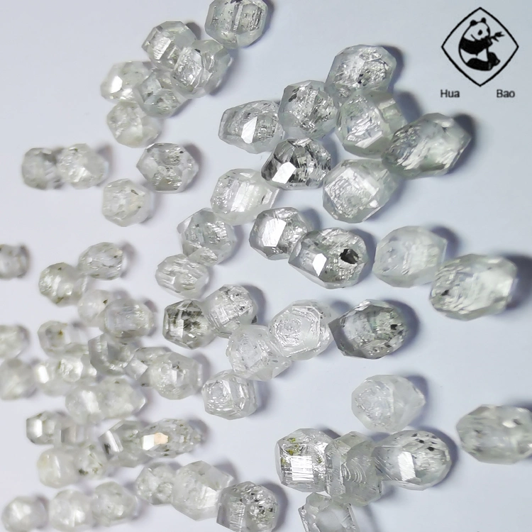 Uncut Laboratory Grown Hpht Diamond White Raw Stone