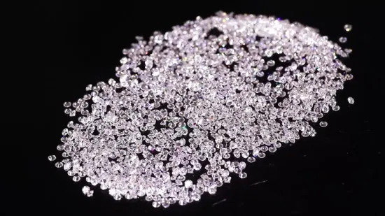 여성 약혼 반지 만들기를 위한 중국산 조각당 도매 가격의 100% 순수 실제 실험실에서 재배한 다이아몬드